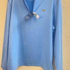Jack Nicklaus blue long sleeve sport shirt brand new